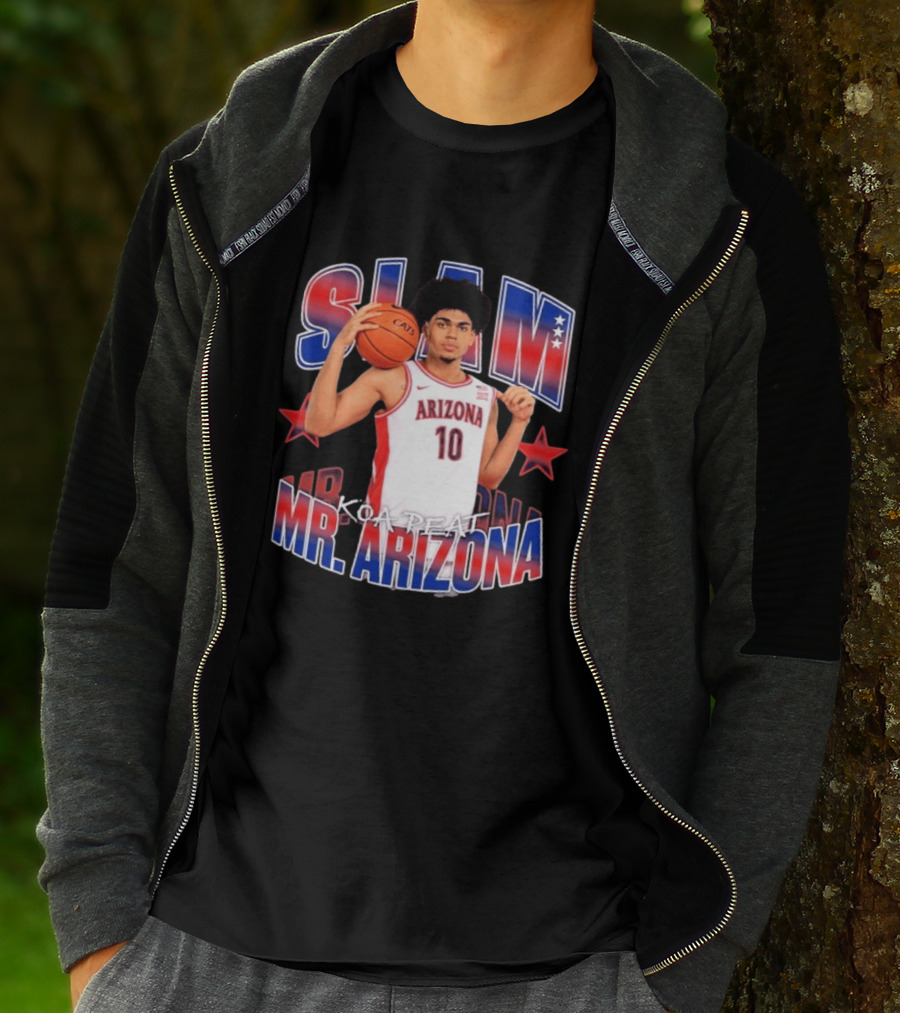 Koa Peat Arizona Basketball Slam Mr Arizona T-Shirt