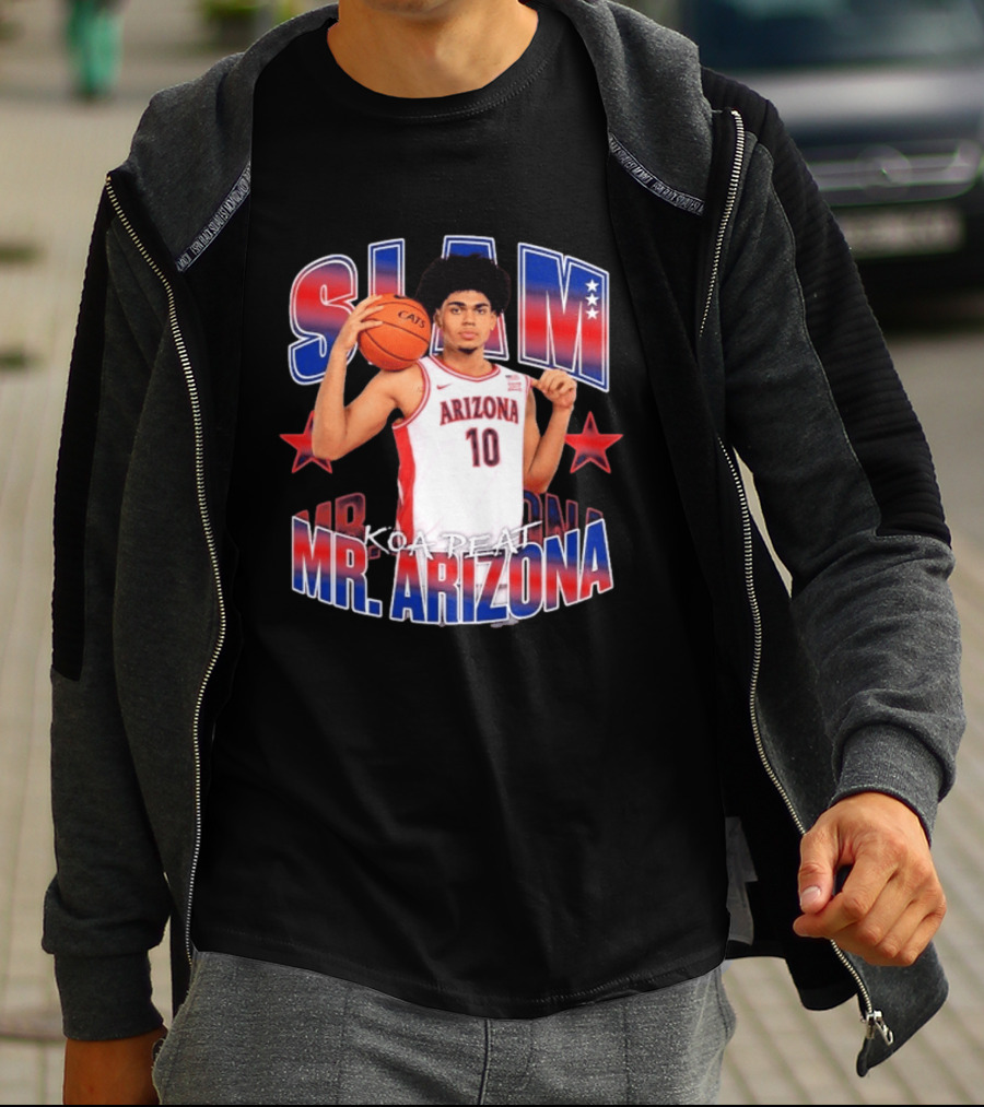 Koa Peat Arizona Basketball Slam Mr Arizona T-Shirt