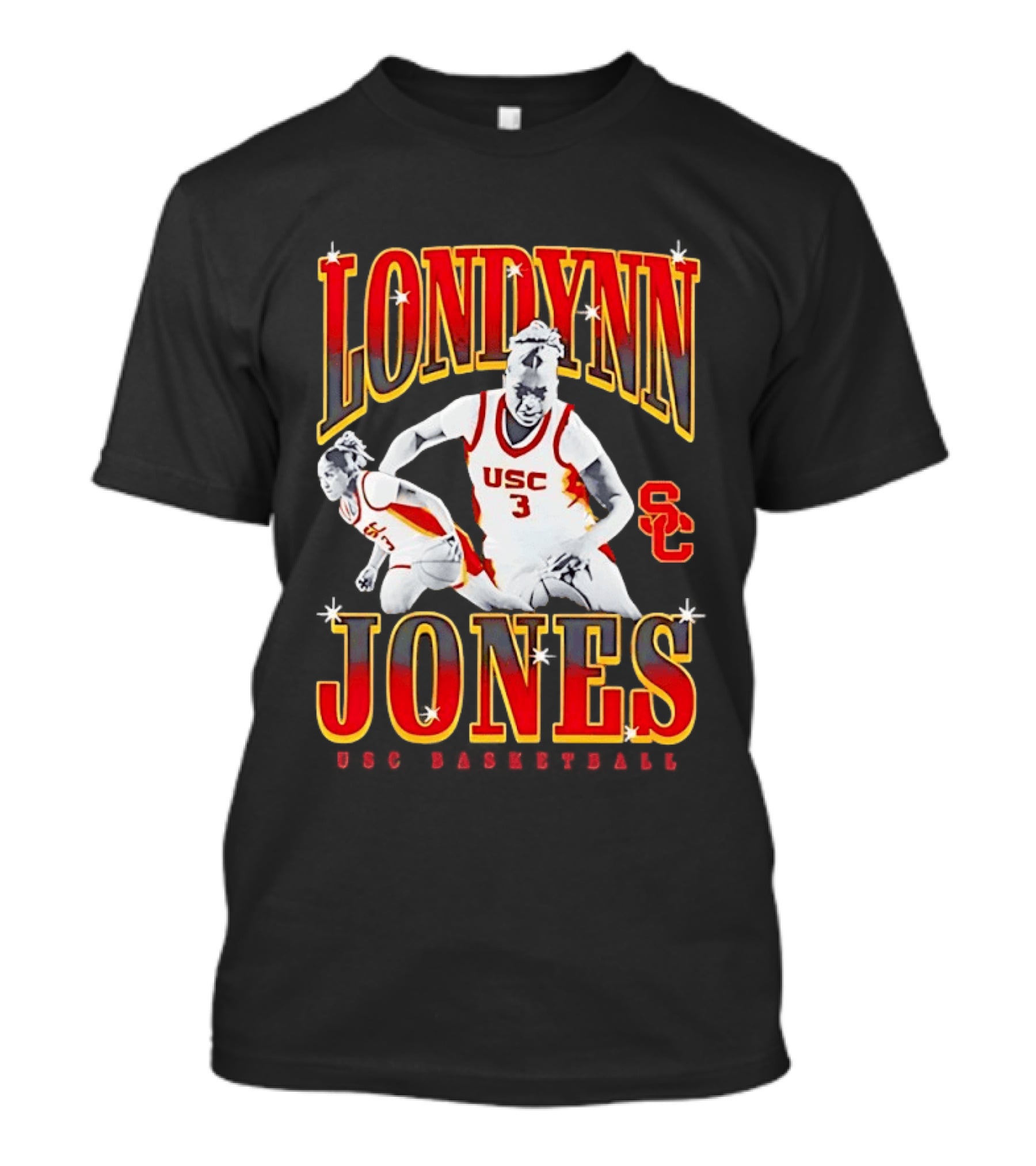 Londynn Jones USC Trojans 3 Basketball Player SC T-Shirt
