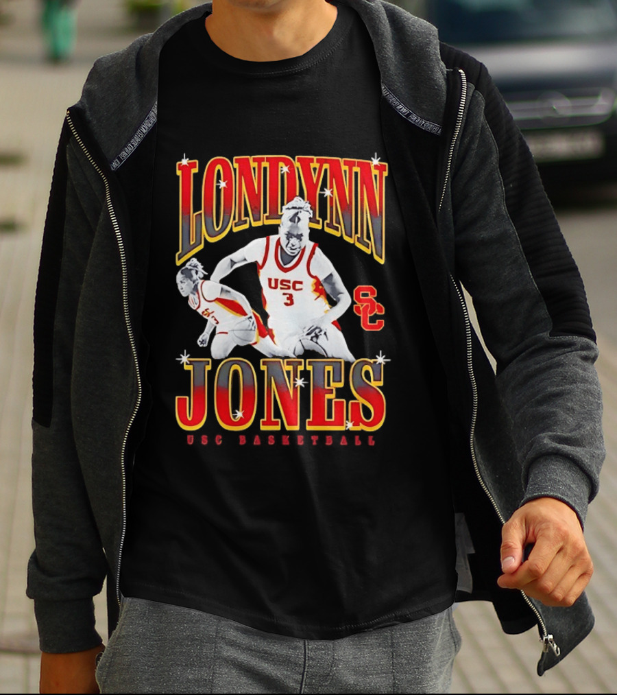 Londynn Jones USC Trojans 3 Basketball Player SC T-Shirt