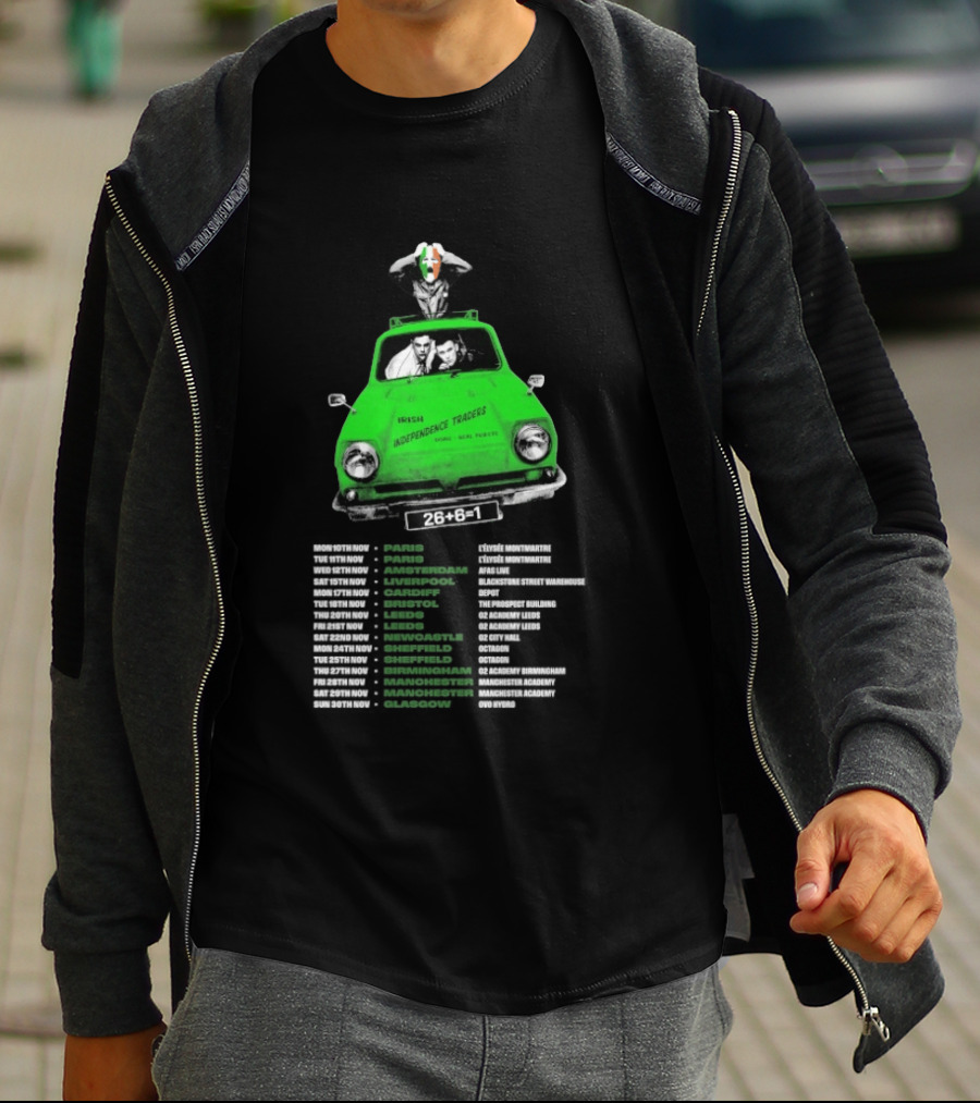 Kneecap Irish Independence Traders Tour 2026 Belfast Dublin Cork Galway Londonderry 26+6=1 T-Shirt