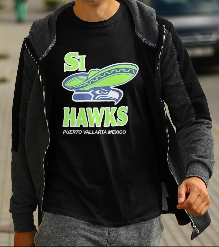 Si Hawks El Verdes De Nuevo T-Shirt