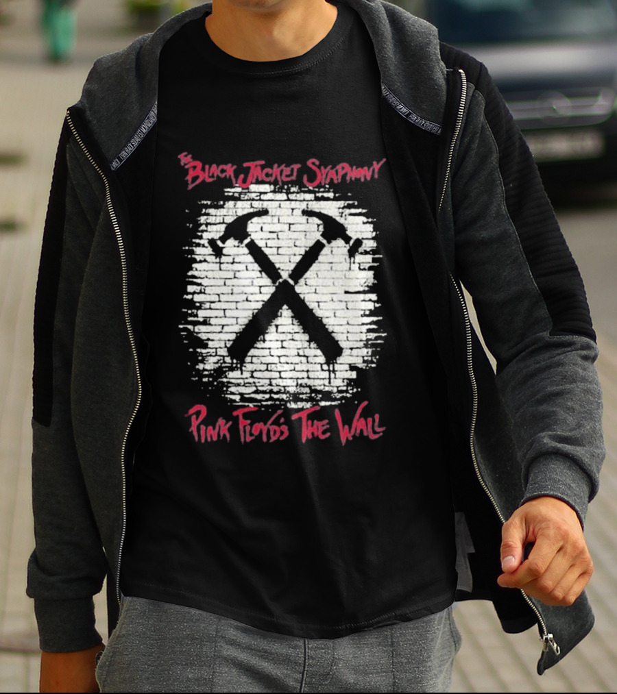 The Black Jacket Symphony Pink Floyd The Wall 2026 Tour T-Shirt