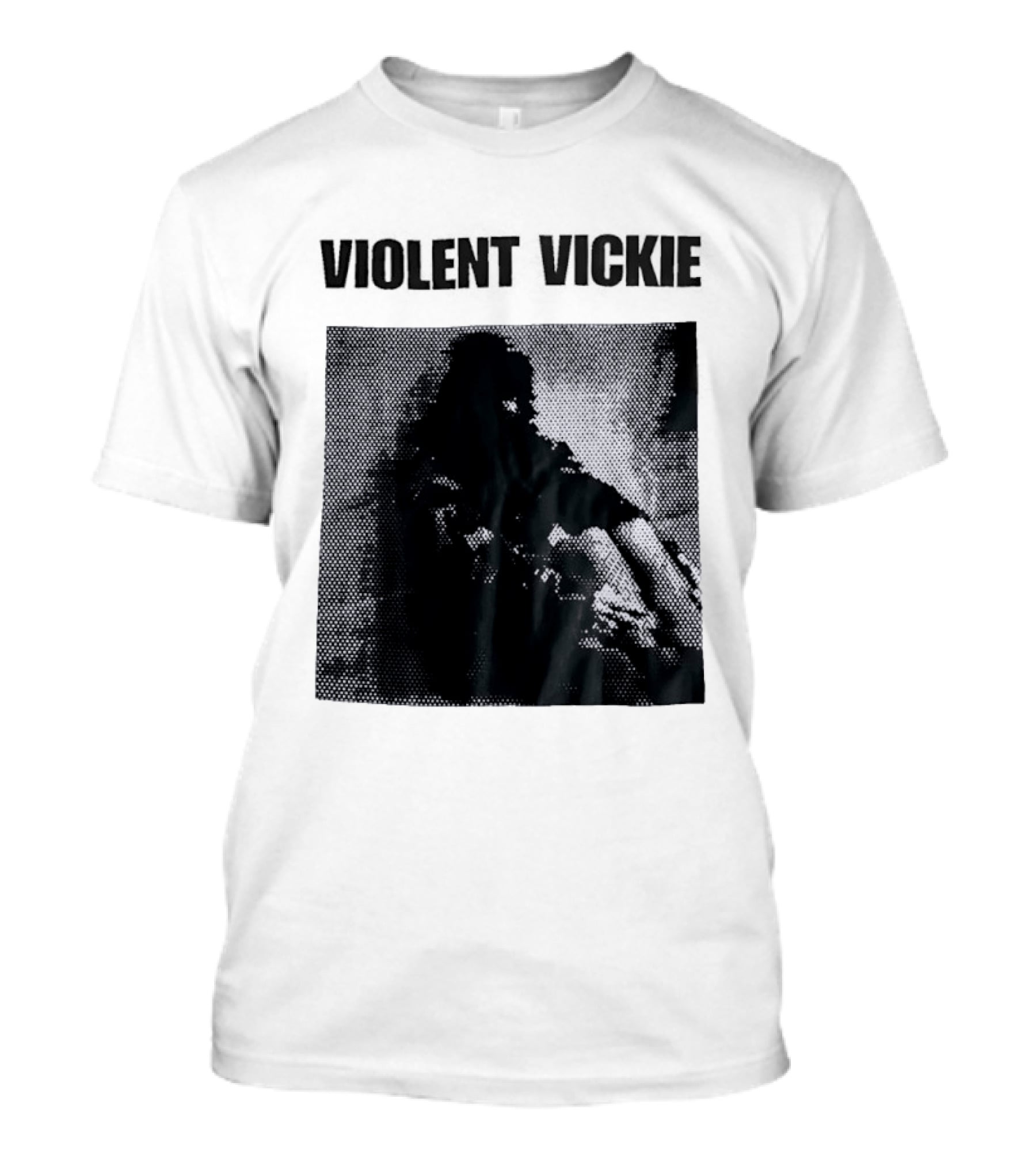 Violent Vickie Pixel Art Visual T-Shirt