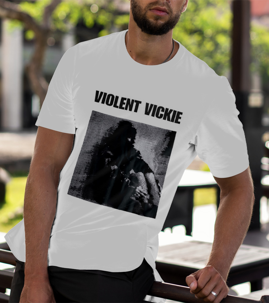 Violent Vickie Pixel Art Visual T-Shirt