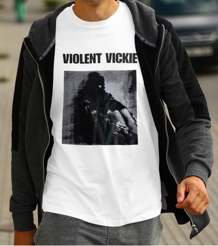 Violent Vickie Pixel Art Visual T-Shirt