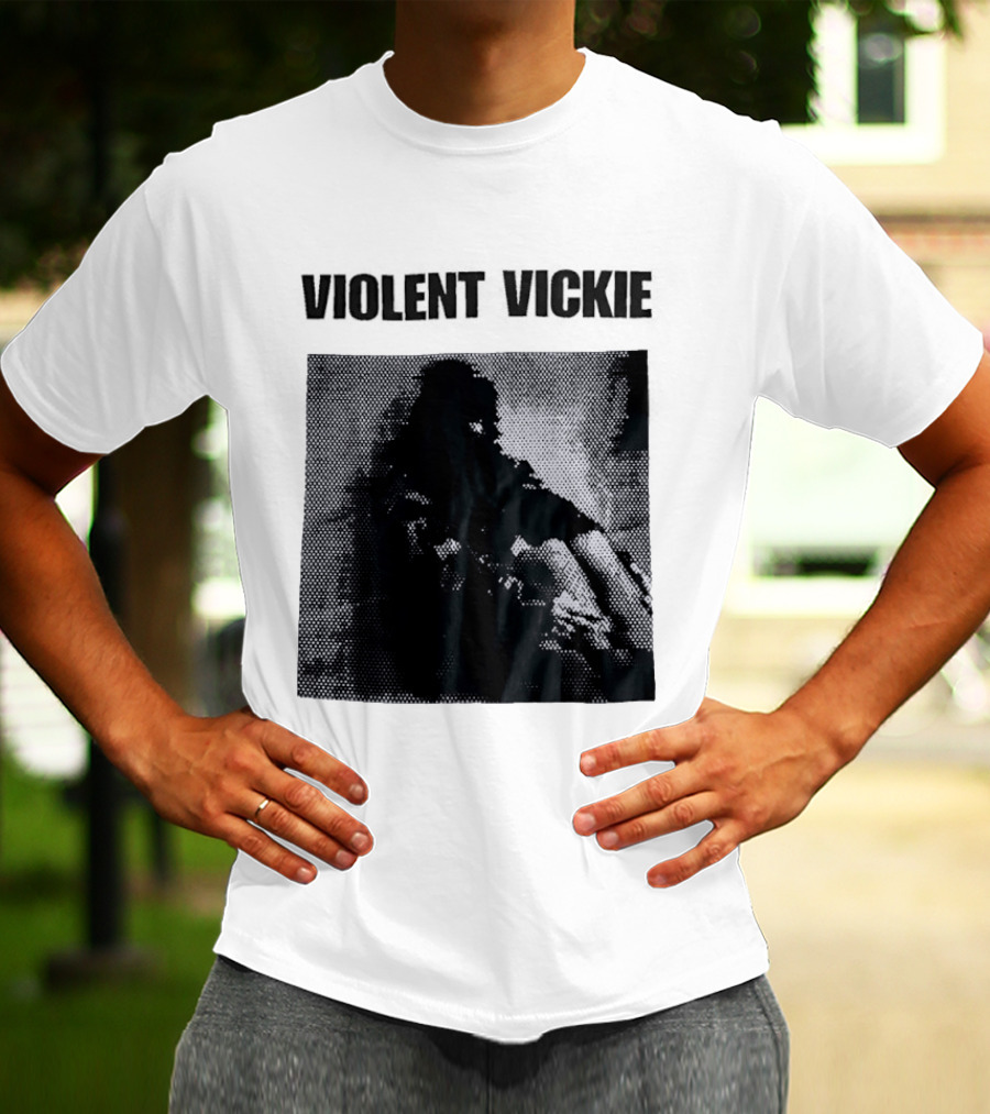 Violent Vickie Pixel Art Visual T-Shirt