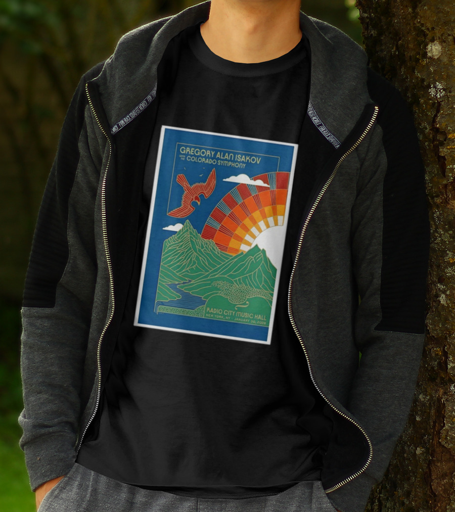 Gregory Alan Isakov With The Colorado Symphony New York Radio City Music Hall January 30 2026 T-Shirt