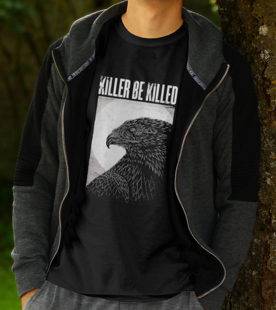 Killer Be Killed Black And White Eagle T-Shirt