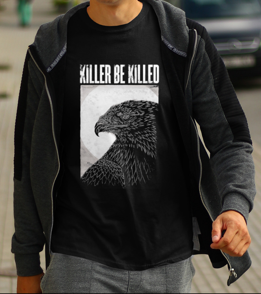 Killer Be Killed Black And White Eagle T-Shirt