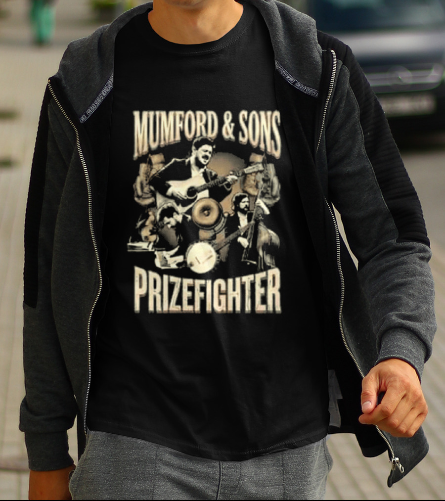 Mumford And Sons Prizefighter Album Launch Tour February 10 2026 Nottingham Rock City Concert T-Shirt