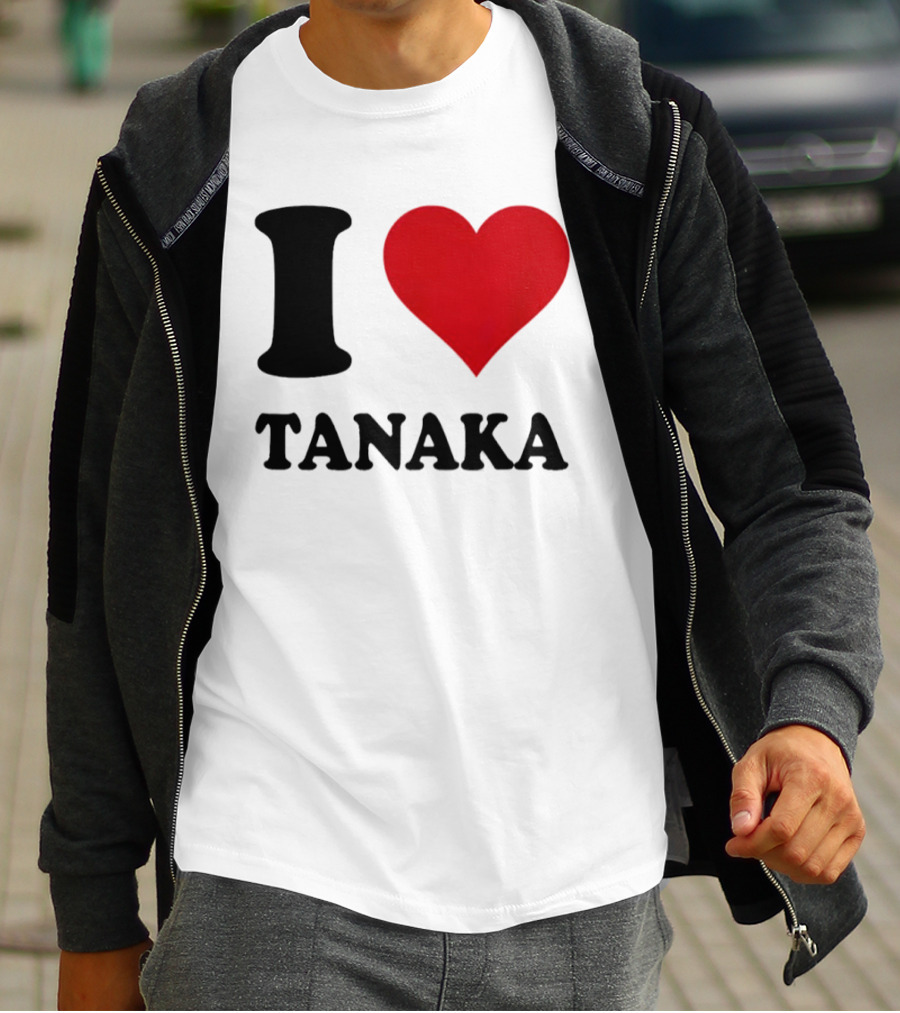 I Love Tanaka Ao Tanaka Leeds United FC T-Shirt