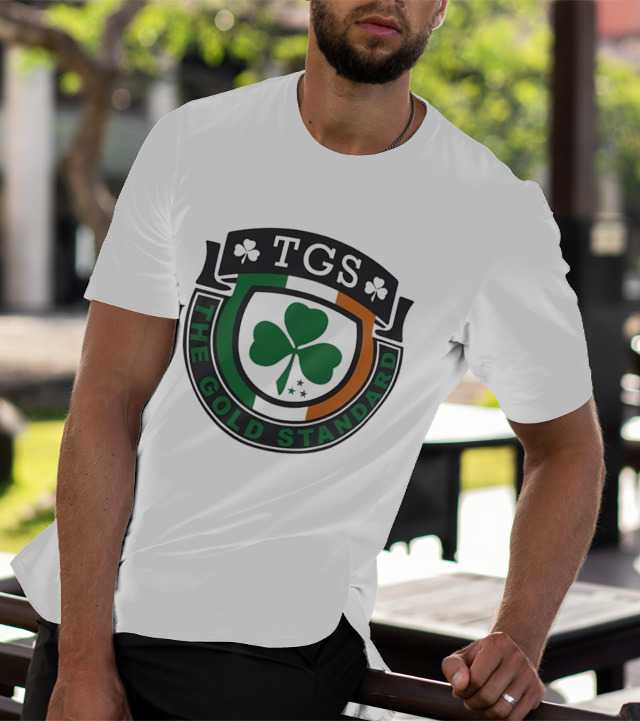 TGS The Gold Standard Shamrock Emblem With Irish T-Shirt