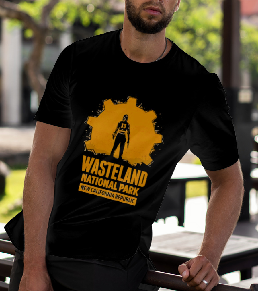 Player 33 Wasteland National Park New California Republic T-Shirt