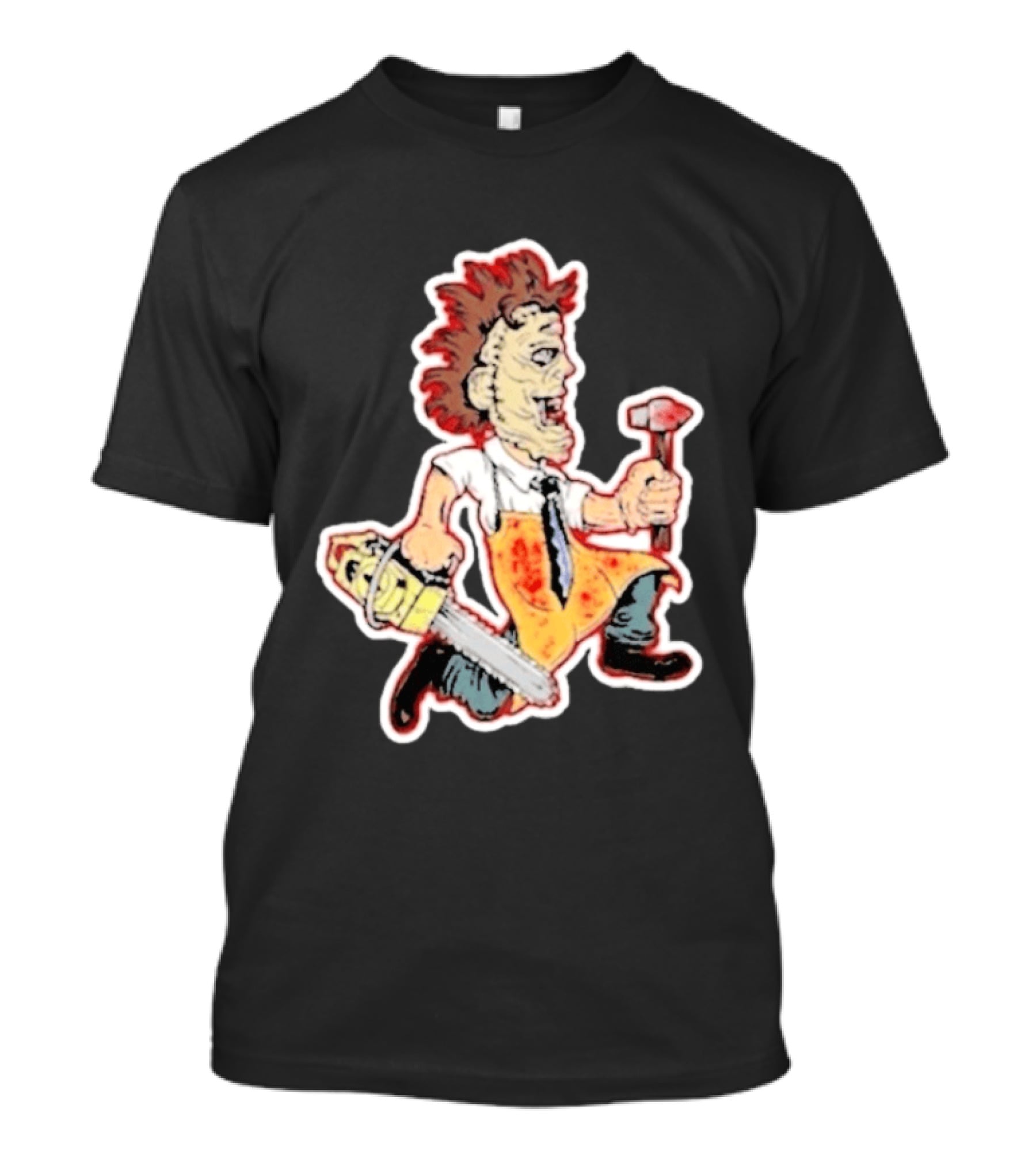 Insane Clown Posse X Leatherface Chainsaw Character Collaboration T-Shirt