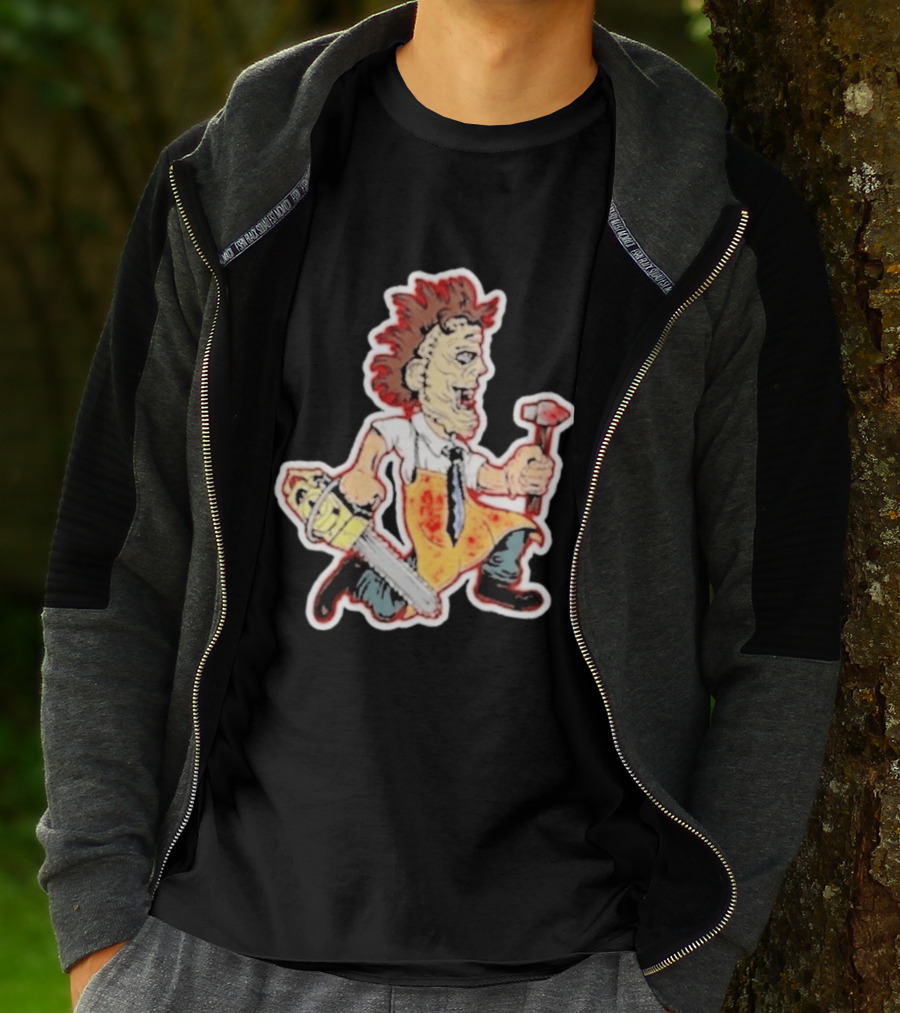 Insane Clown Posse X Leatherface Chainsaw Character Collaboration T-Shirt