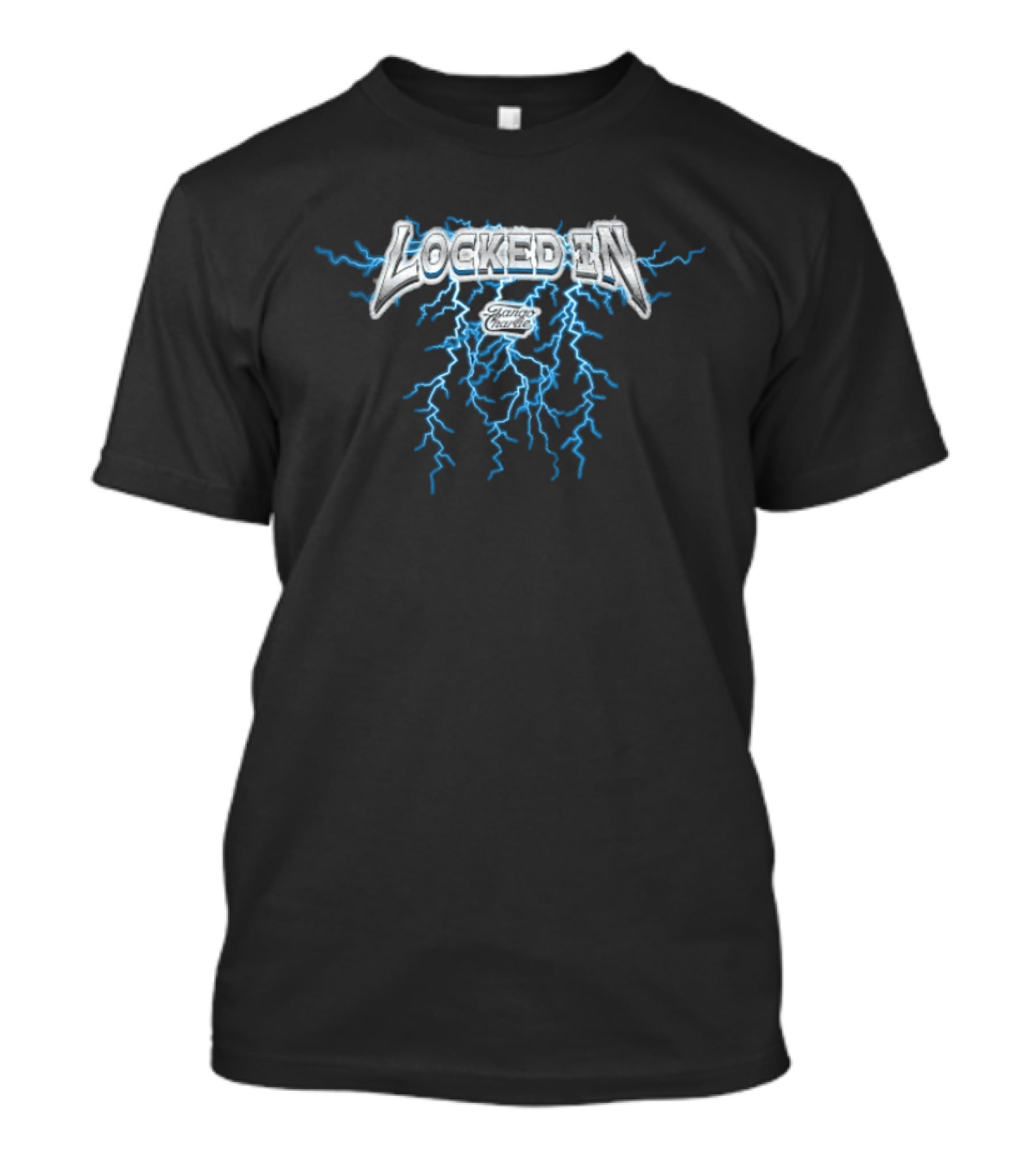 Locked In Lightning Tango Charlie Thunderbolt Burst T-Shirt