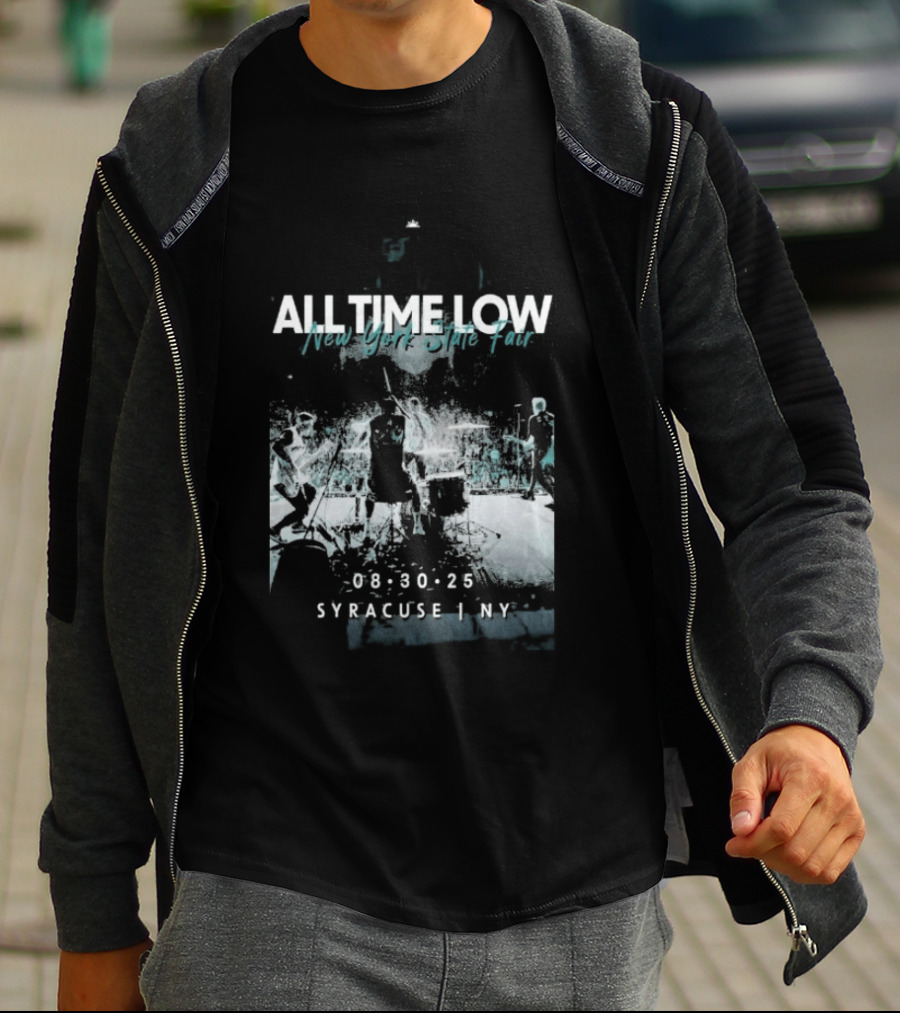 All Time Low New York State Fair Syracuse NY Aug 30 2025 T-Shirt