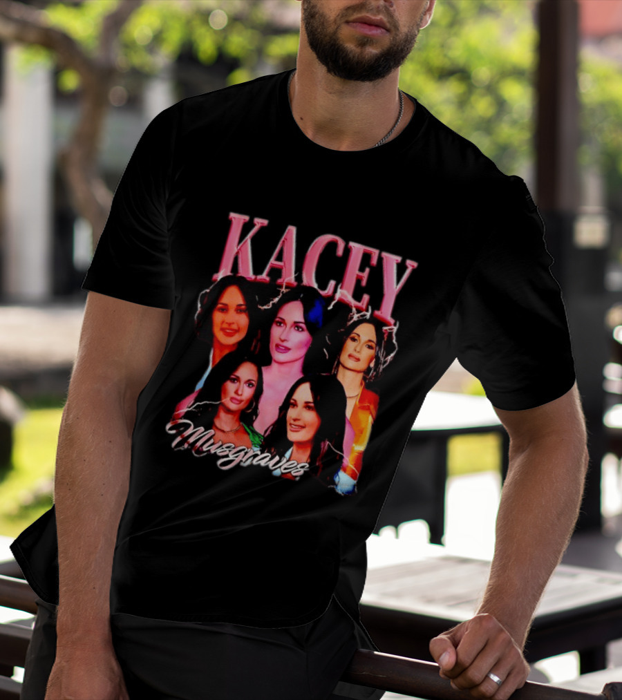 Kacey Musgraves Lightning Bold Portrait Collage T-Shirt