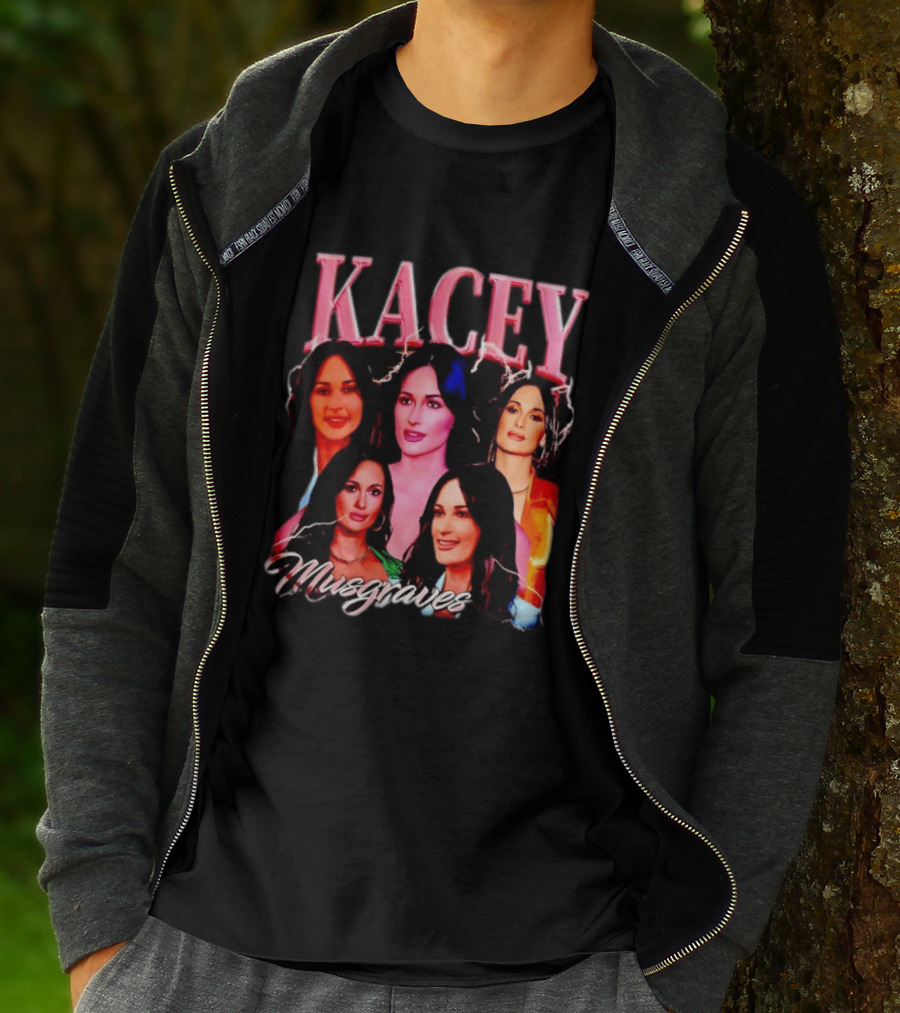 Kacey Musgraves Lightning Bold Portrait Collage T-Shirt