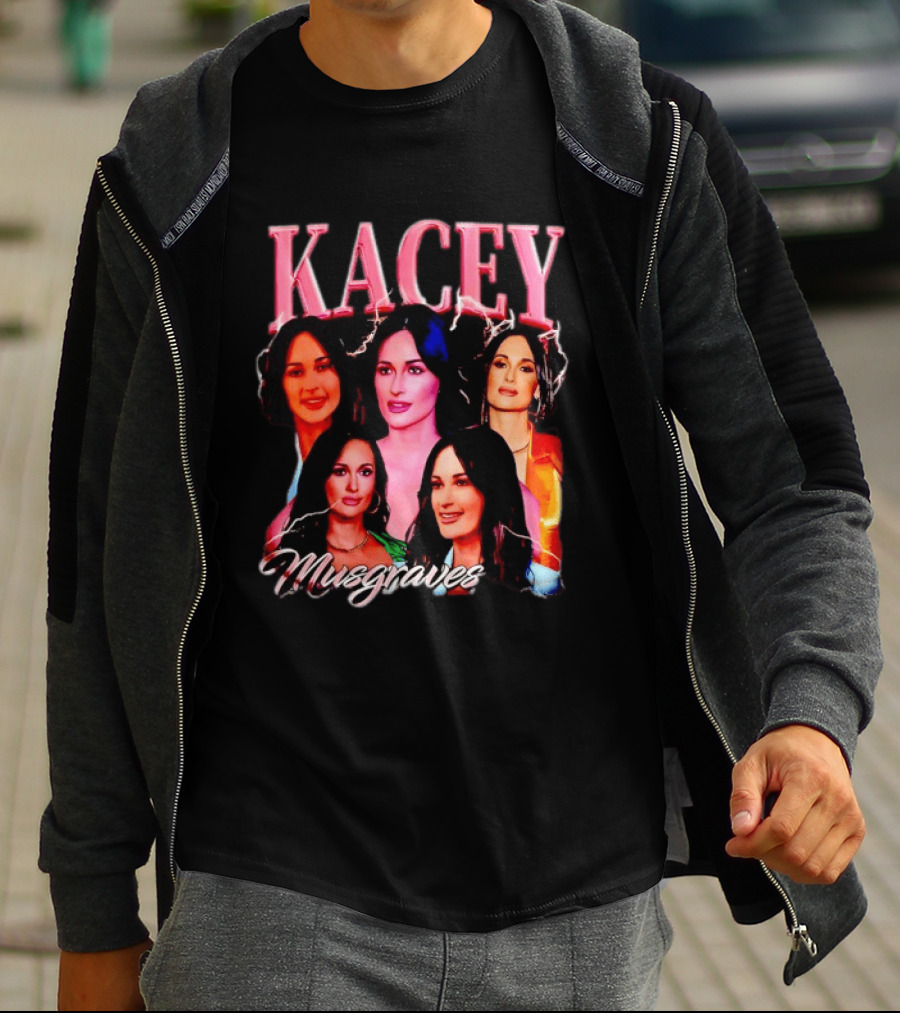 Kacey Musgraves Lightning Bold Portrait Collage T-Shirt