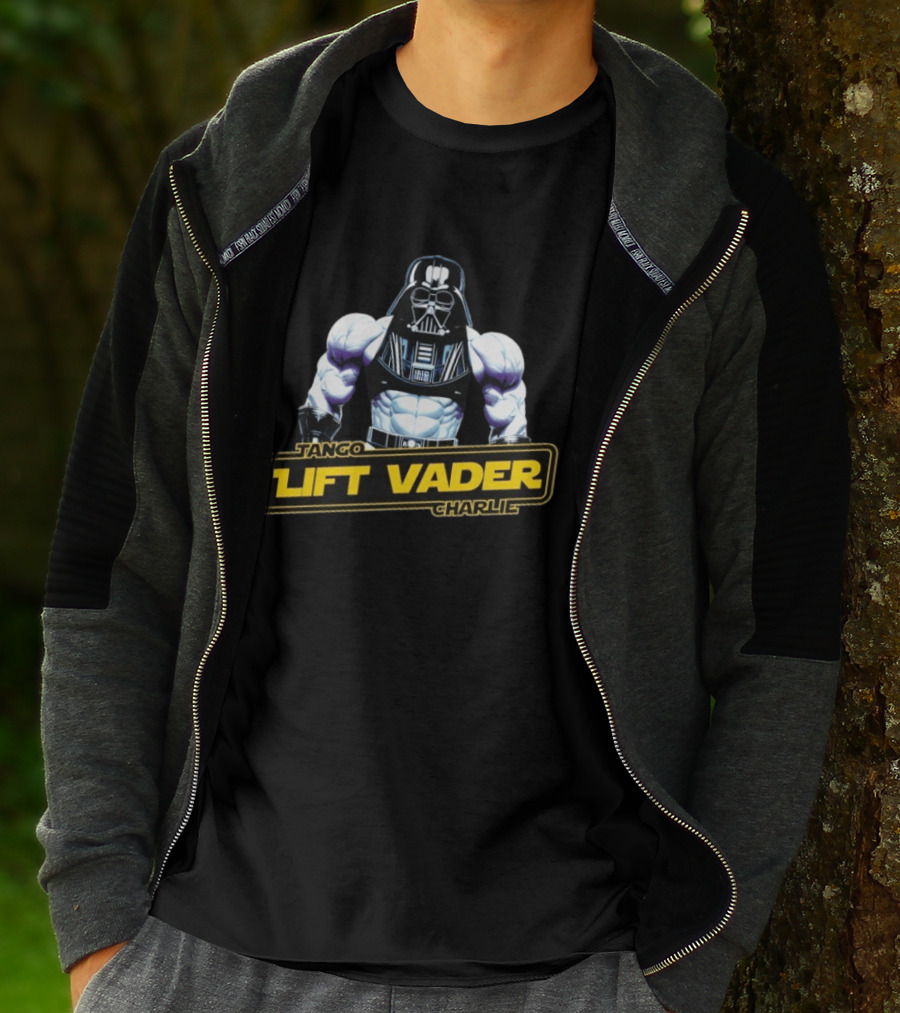 Tango Lift Vader Charlie Star Wars Buff Darth Vader T-Shirt