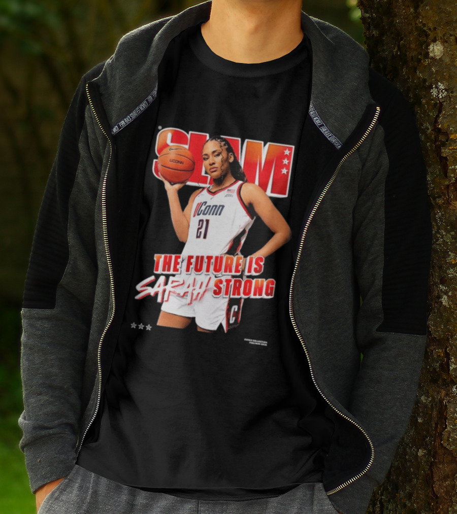 UConn Basketball Slam The Future Is Sarah Strong T-Shirt