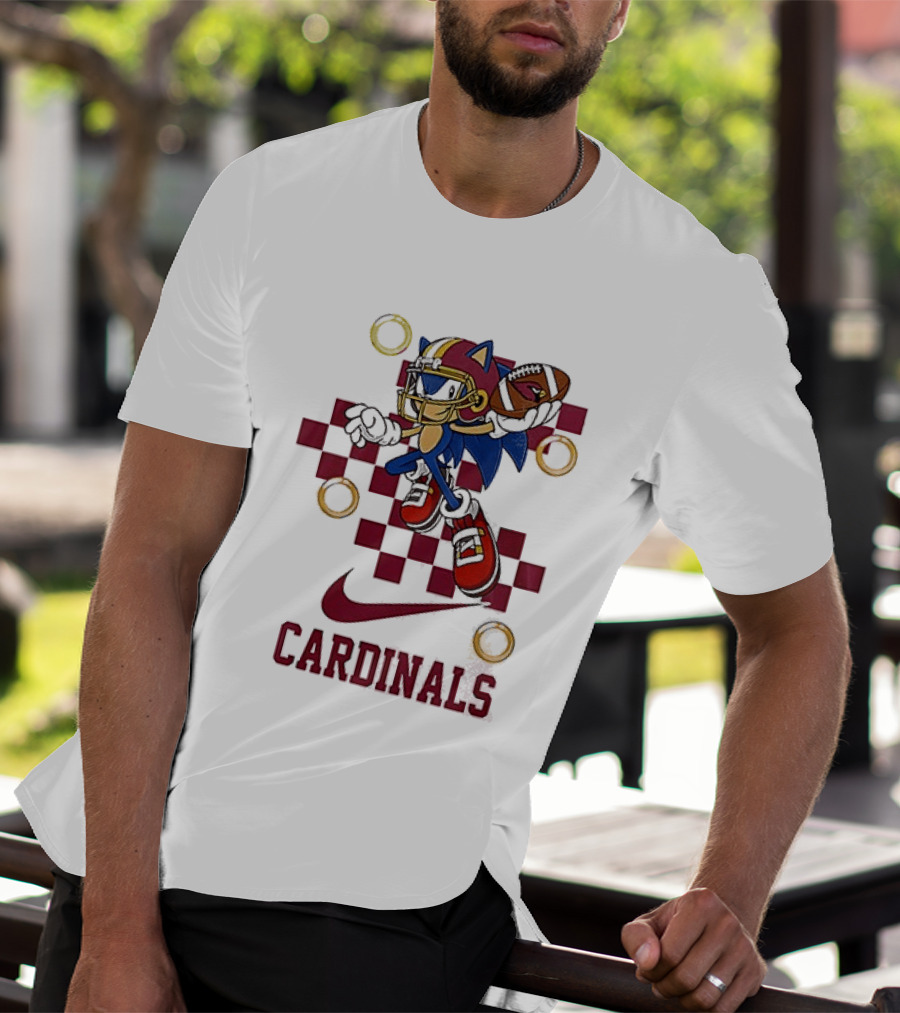 Arizona Cardinals Sonic Crossover Nike Collaboration T-Shirt