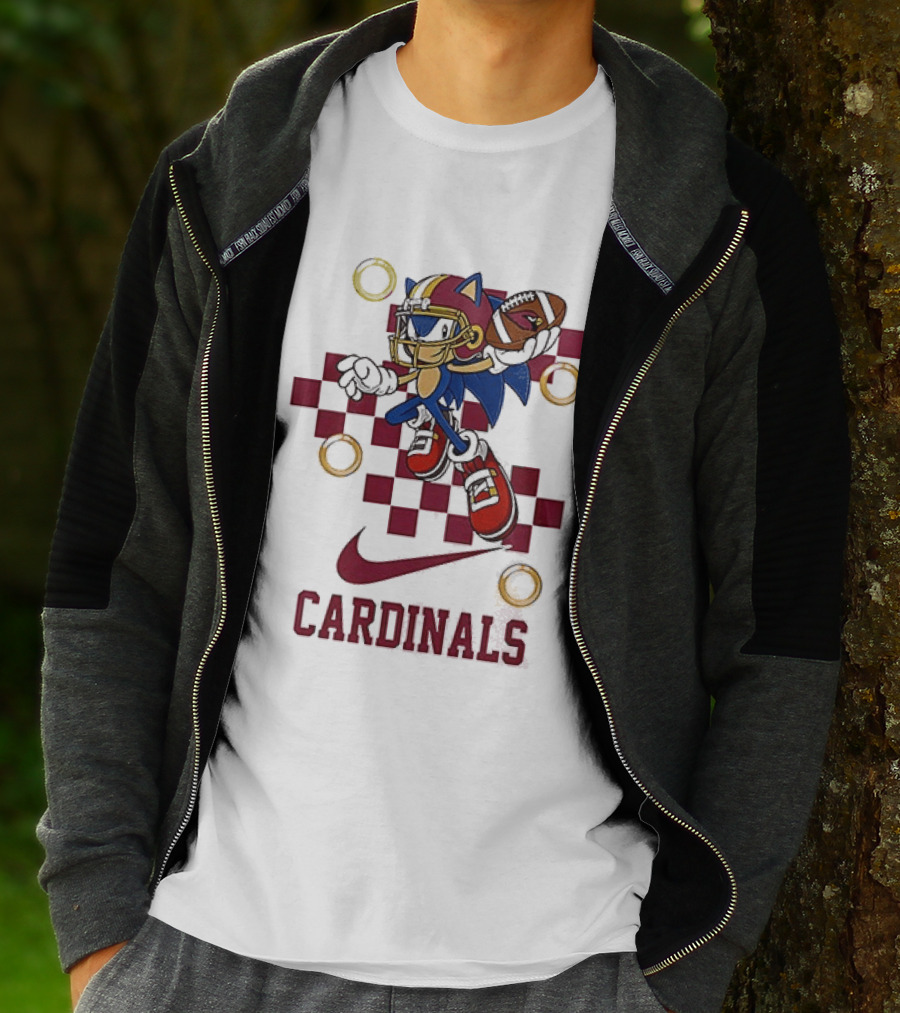 Arizona Cardinals Sonic Crossover Nike Collaboration T-Shirt