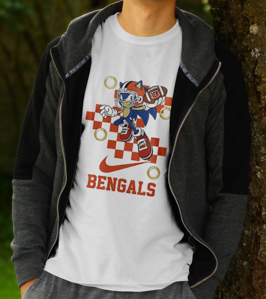 Cincinnati Bengals Sonic Football Collaboration T-Shirt