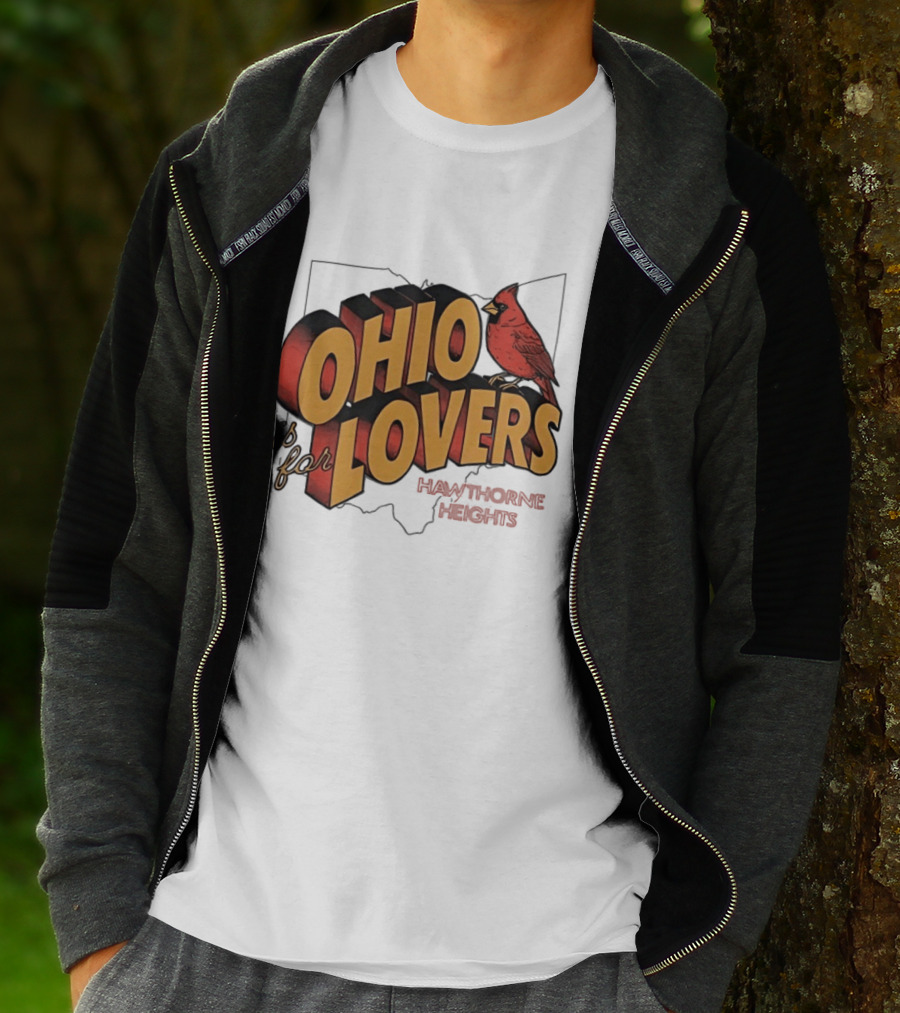 Ohio Is For Lovers Hawthorne Heights Cardinal T-Shirt