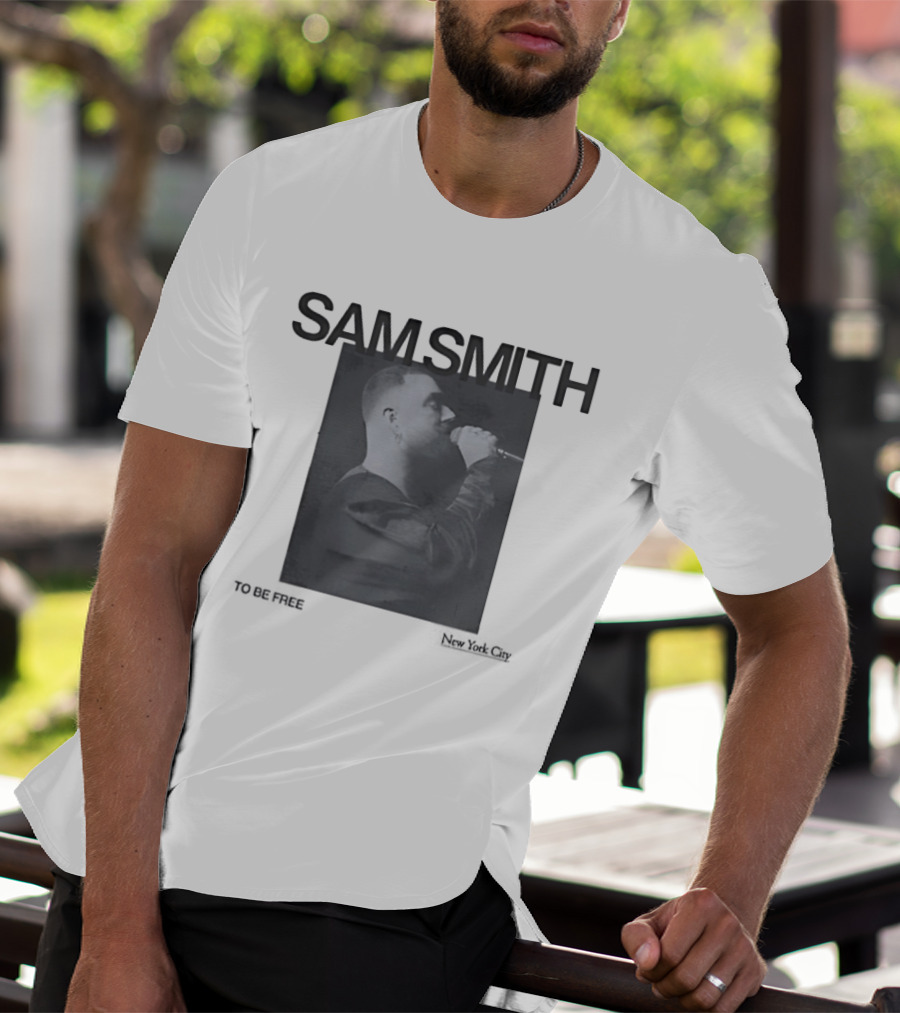 Sam Smith To Be Free Vintage New York City Concert T-Shirt