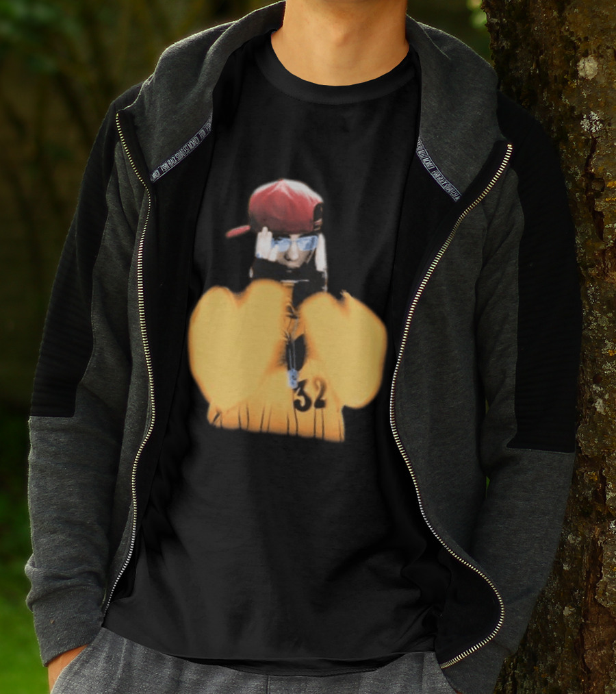 Billie Eilish Glasses Hit Me Hard And Soft Tour 2024 2025 Red Cap Style 32 T-Shirt