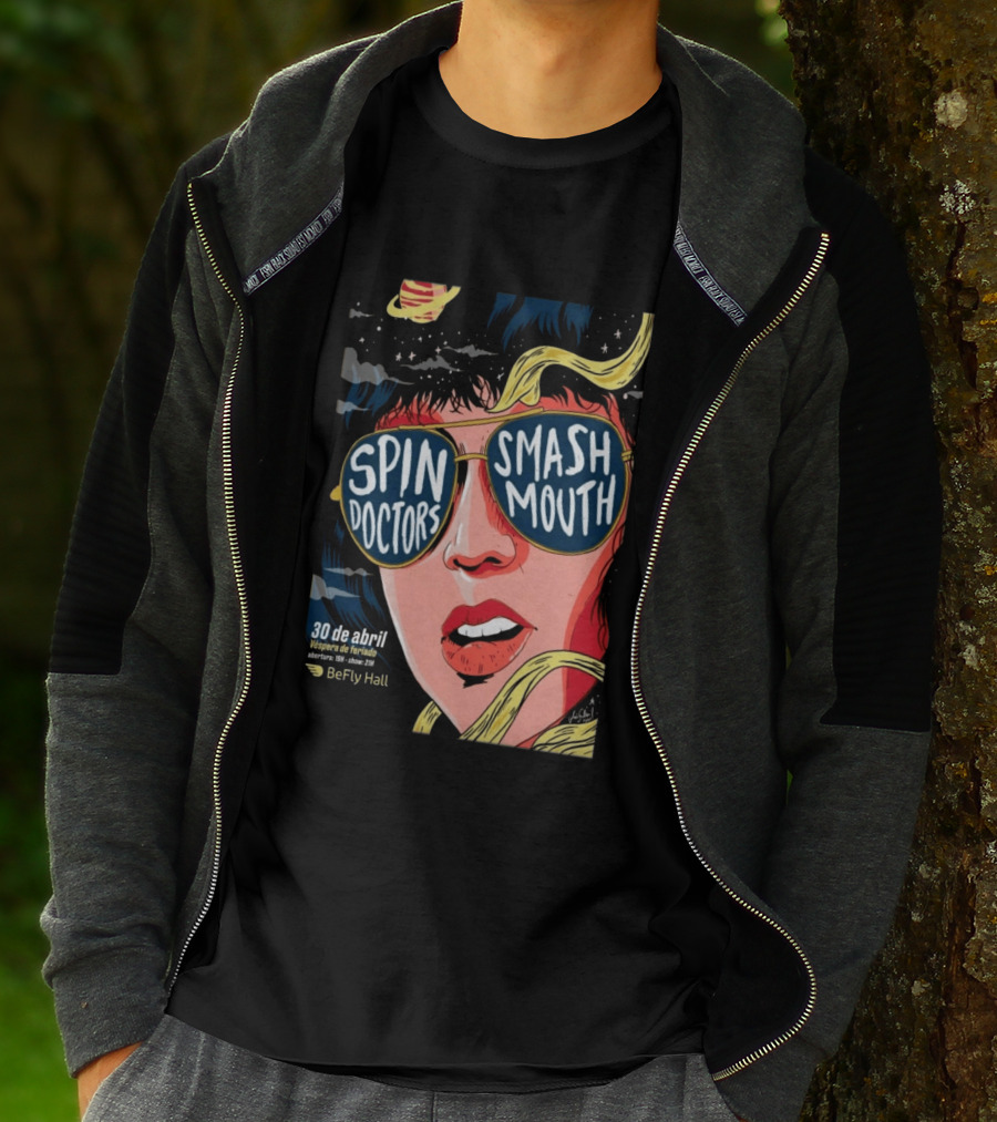 Spin Doctors Smash Mouth Concert 30 De Abril BeFly Hall 2026 Belo Horizonte Brazil T-Shirt