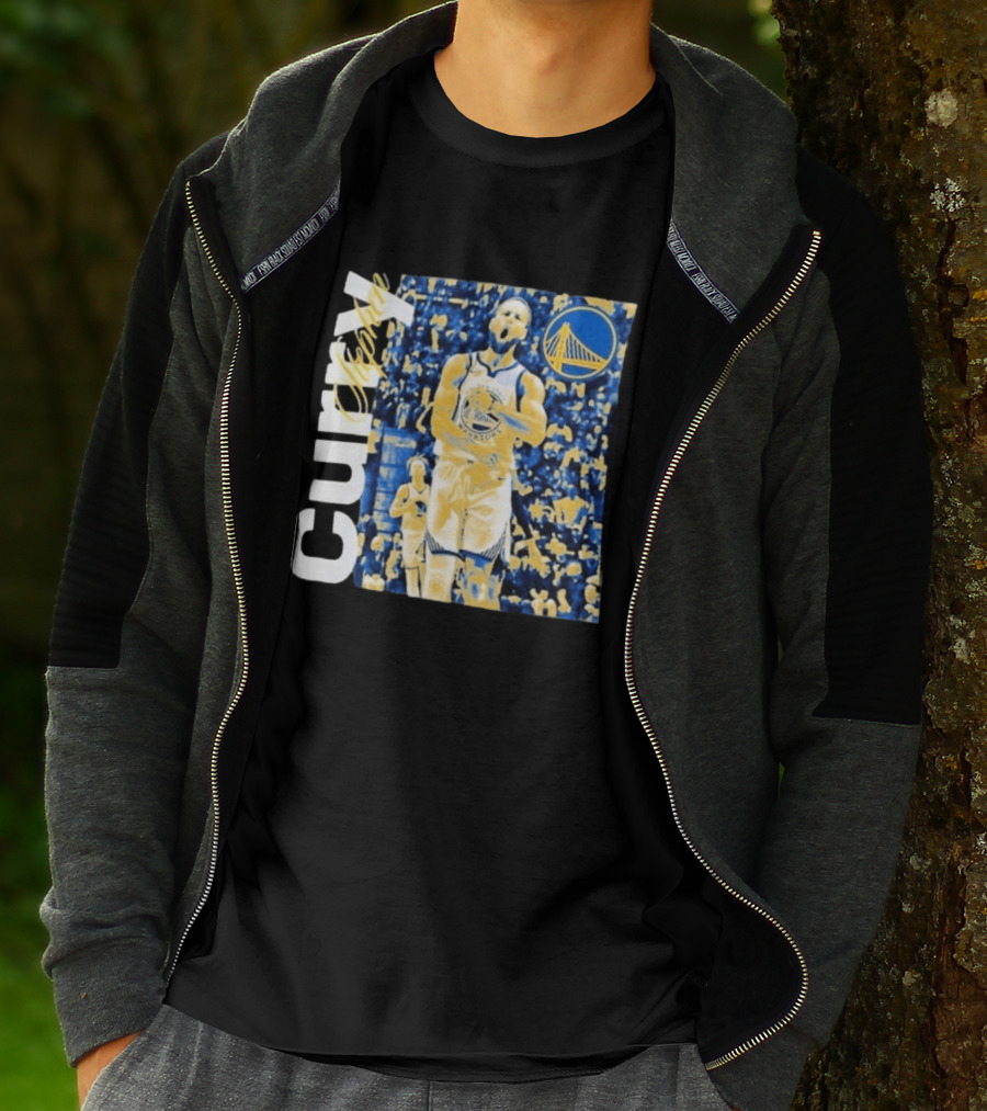 Stephen Curry Golden State Warriors NBA Season Start Action T-Shirt