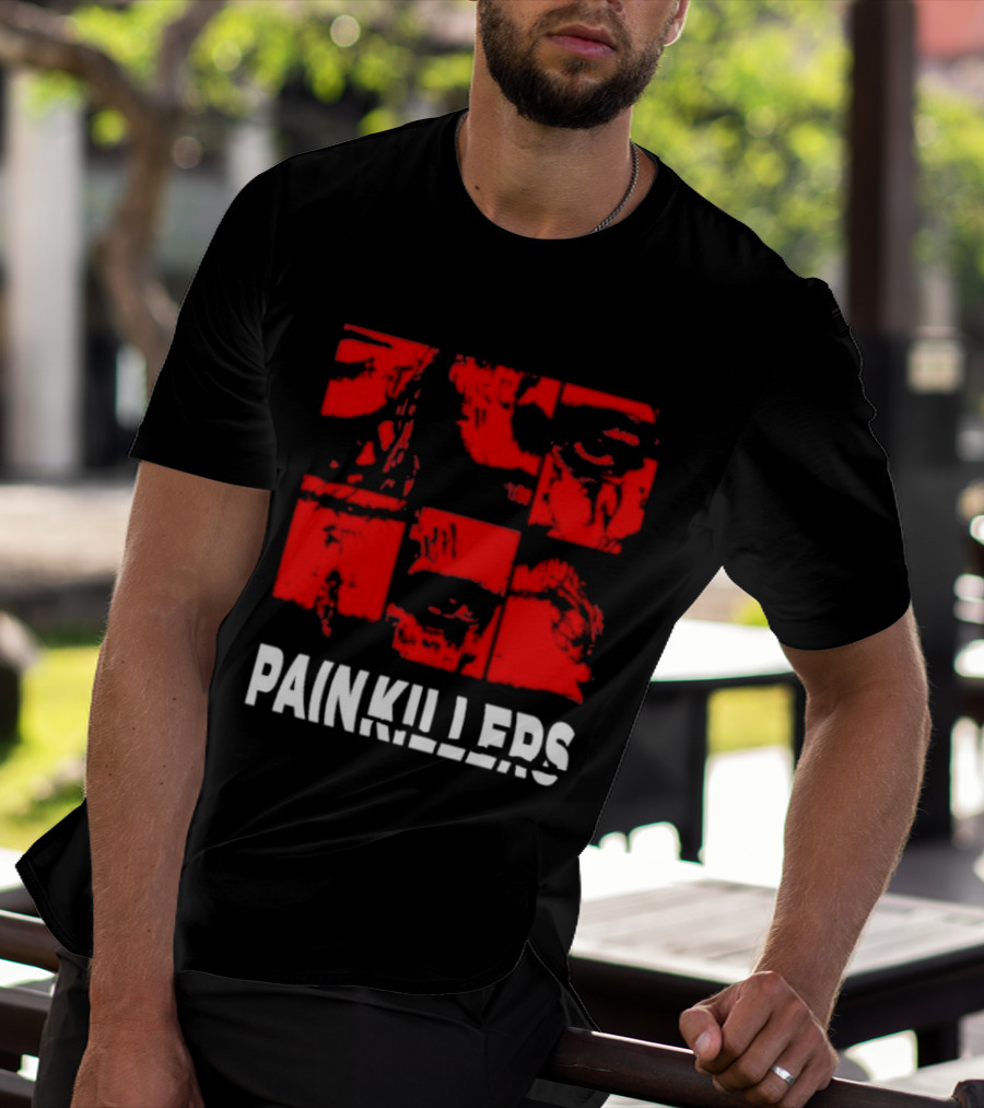 Yzo And Ptk Painkillers Eye Red Faces T-Shirt