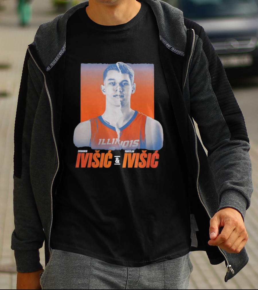 Illinois Fighting Illini Ivisic Basketball T-Shirt
