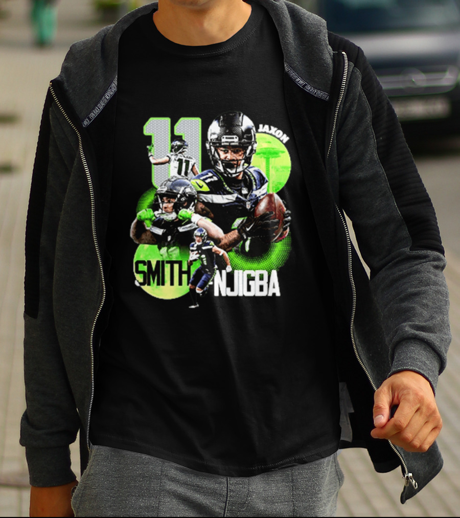 Jaxon Smith Njigba Seahawks Number 11 Football Player T-Shirt
