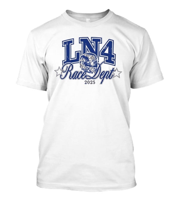 LN4 Race Dept 2025 Skull Star Motif T-Shirt