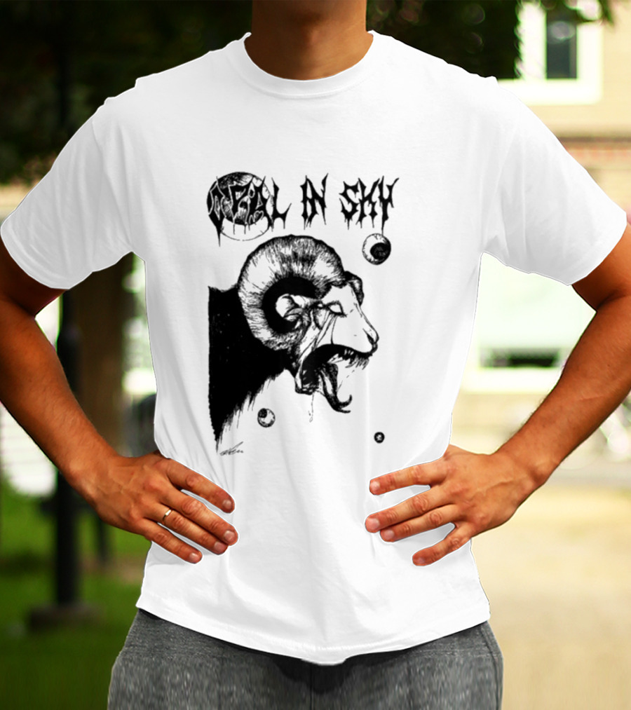 Olivia Dark Opal In Sky Satanic Ram T-Shirt