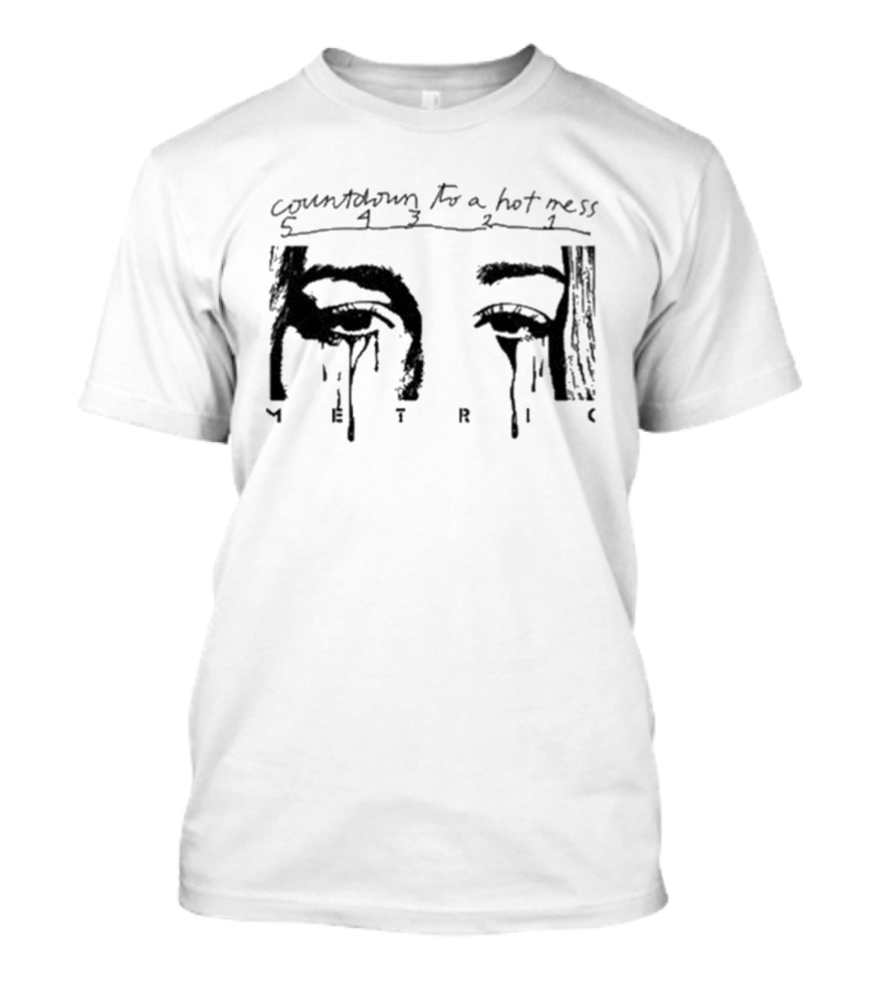 Victim Of Luck Countdown To A Hot Mess Metric T-Shirt