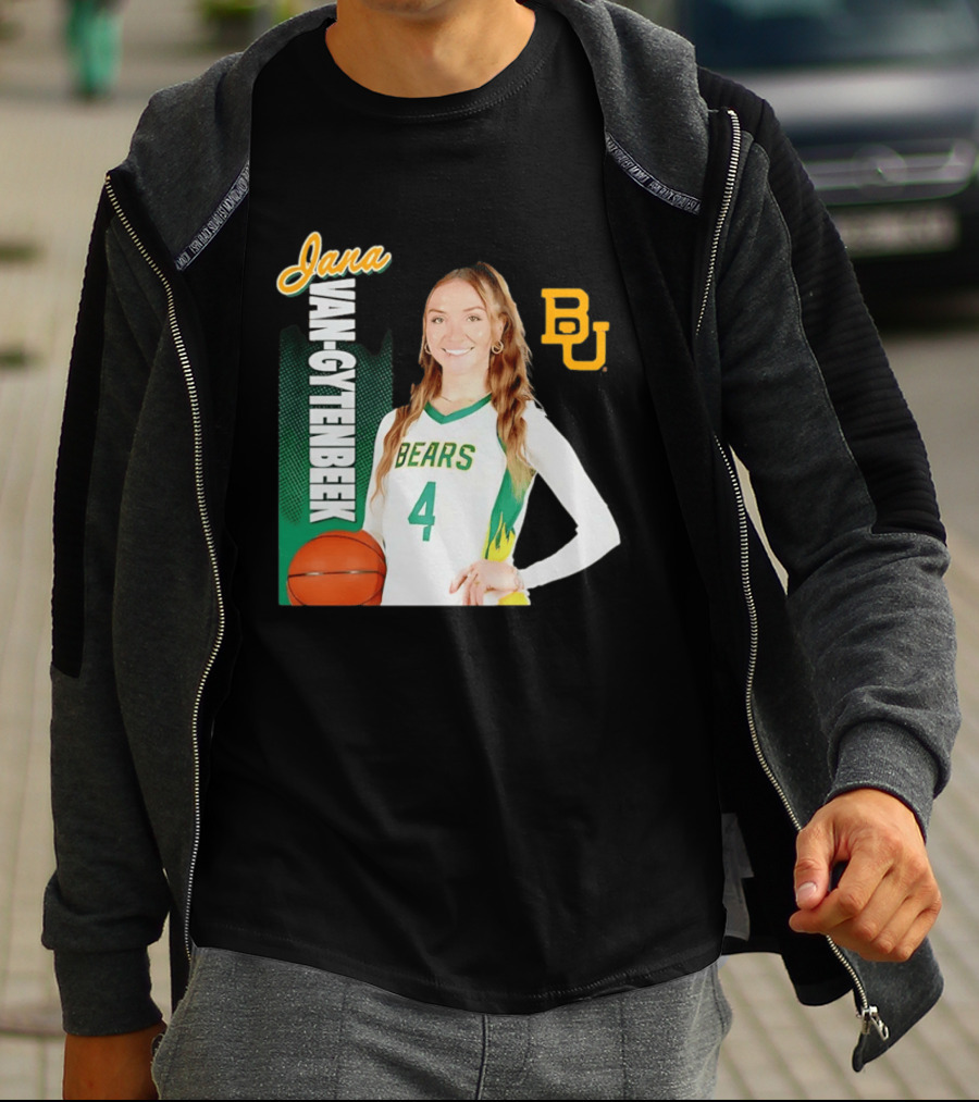 Jana Van Gytenbeek Baylor Bears NCAA Basketball BU T-Shirt