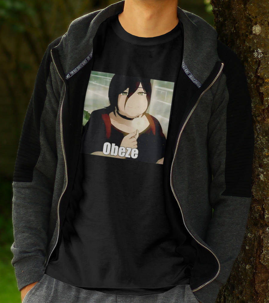 Obese Reze Reze Arc Anime Character Meme T-Shirt