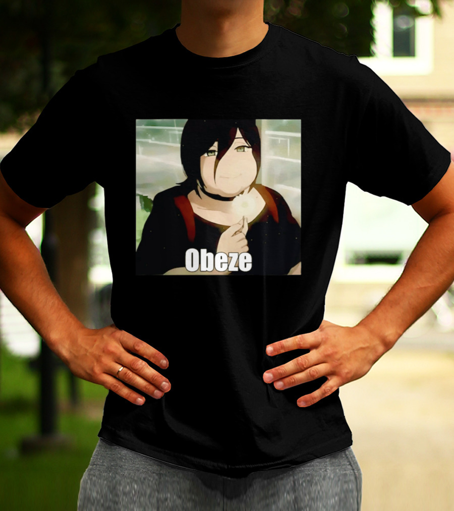 Obese Reze Reze Arc Anime Character Meme T-Shirt