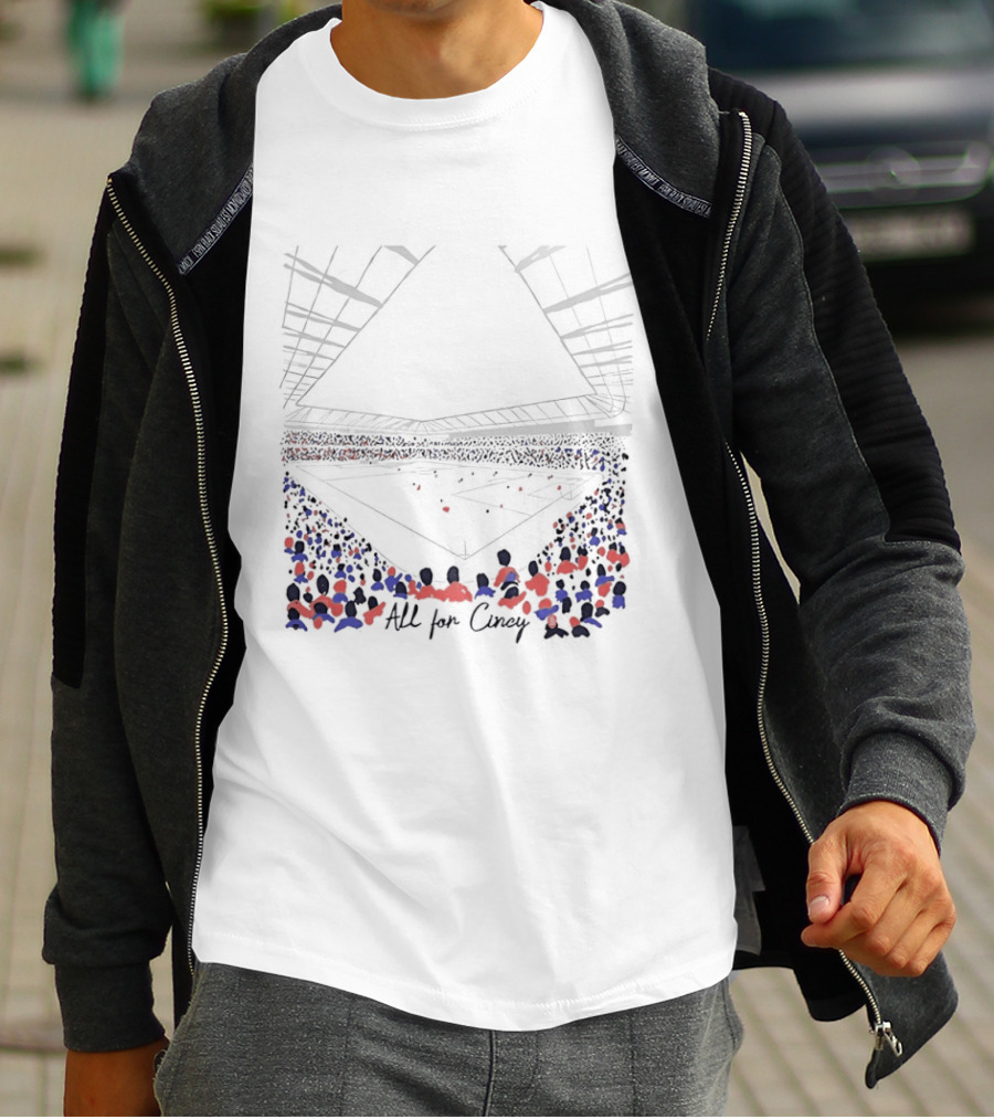 FCC All For Cincy Stadium Fan Celebration View T-Shirt