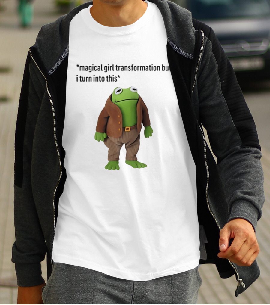 Frog And Toad Magical Girl Transformation Meme T-Shirt