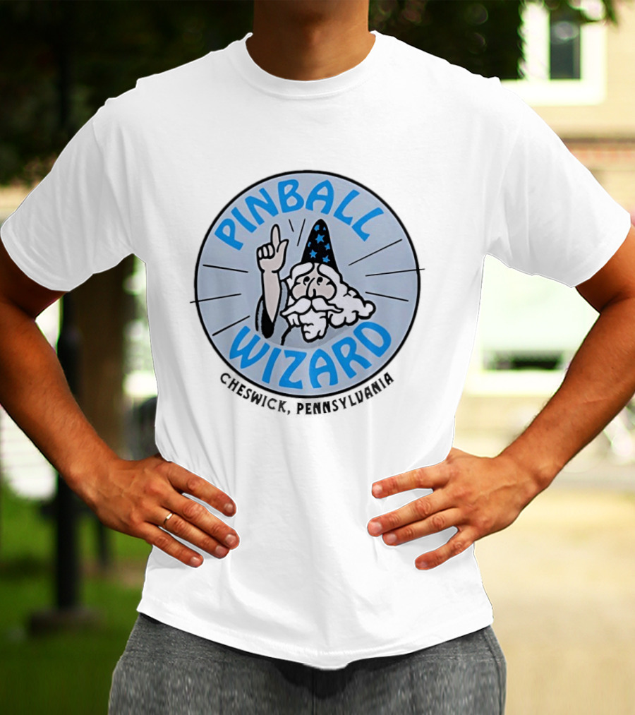 Pinball Wizard Cheswick Pennsylvania Nostalgic Wizard T-Shirt
