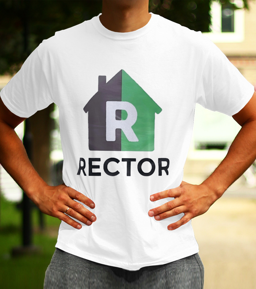 Rector R House Symbol Green And Grey T-Shirt