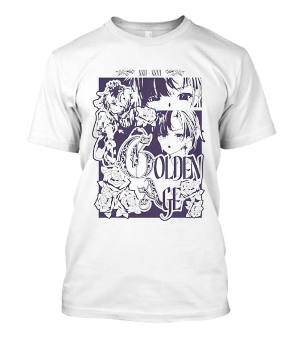Golden Age Rin Penrose Anime Roses T-Shirt