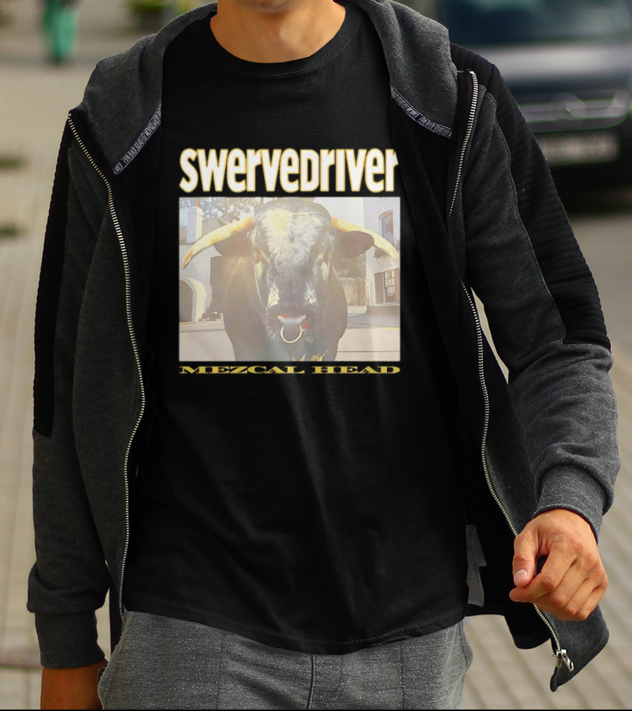 Swervedriver Bison Mezcal Head T-Shirt